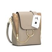 Rucsac dama piele naturala DiAmanti Catania Taupe Deschis